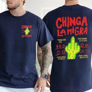 Chinga La Migra Shirt, Anti ICE Shirt, Abolish ICE Shirt, Anti Deportations Tee